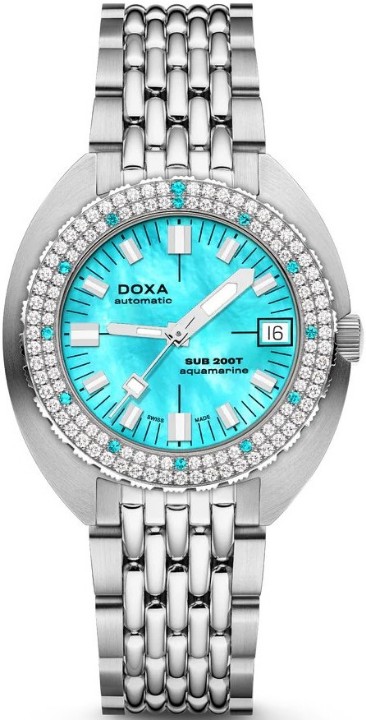 Obrázek Doxa SUB 200T Diamonds Aquamarine