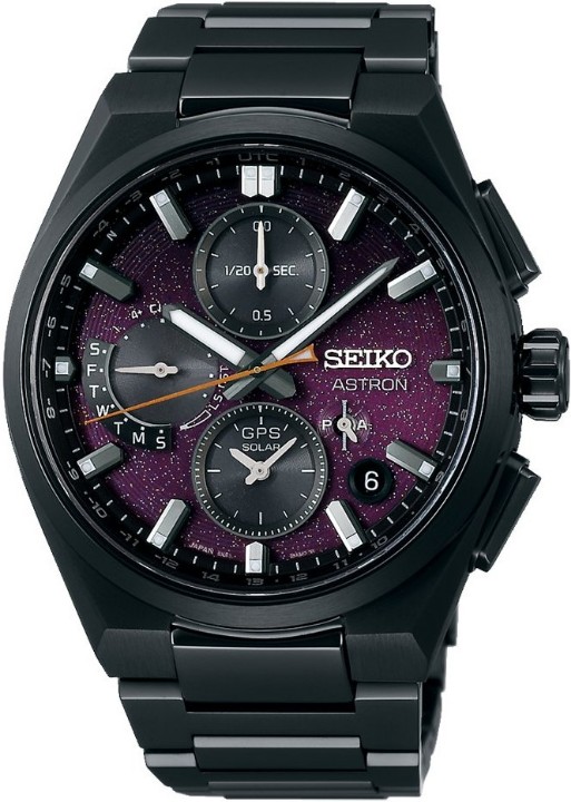 Obrázek Seiko Astron GPS Solar 2025 Limited Edition ‘Yozakura’ Cherry Blossom By Night