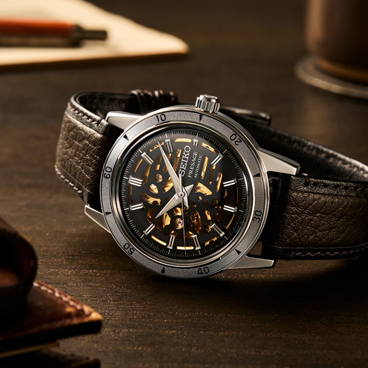 Obrázek Seiko Presage Style60's ‘Elegant yet Rugged’ Biker style