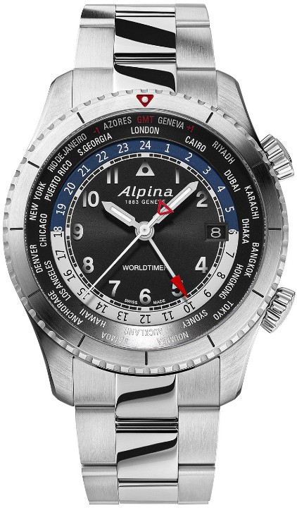 Obrázek Alpina Startimer Pilot Quartz Worldtimer